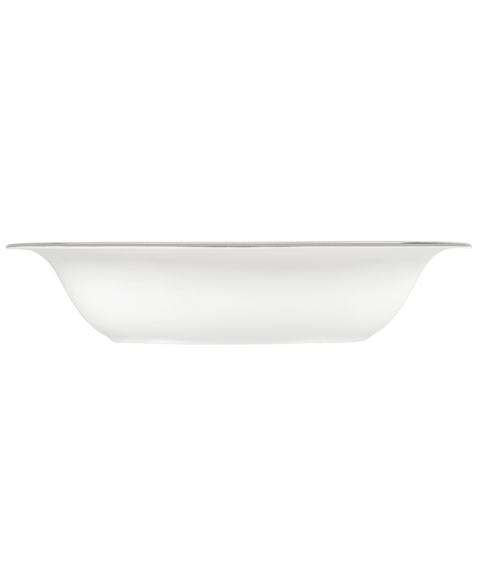 Vera Wang Wedgwood Dinnerware, Lace Oval Vegetable Bowl   Fine China