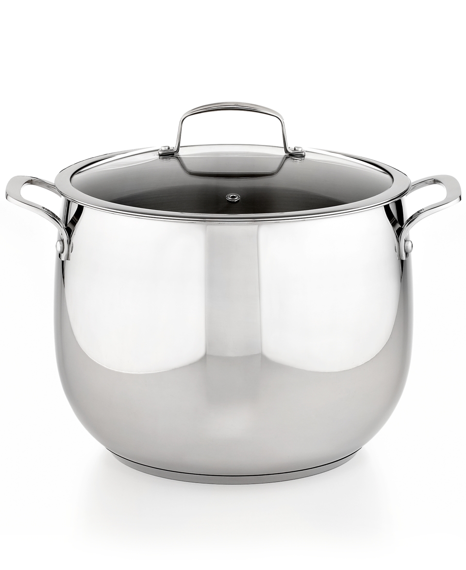 Belgique Stainless Steel Stockpot, 12 Qt.