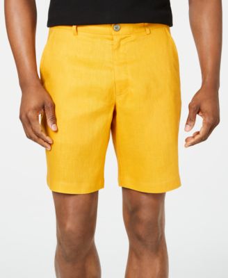 macys linen shorts