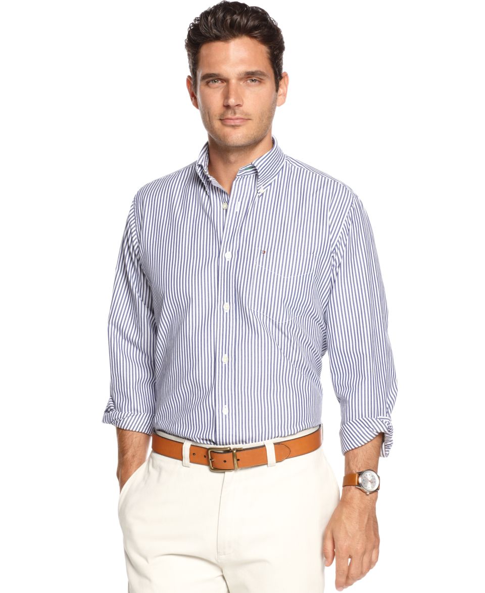 Tommy Hilfiger Shirt, Core Vineyard Button Down   Mens Casual Shirts