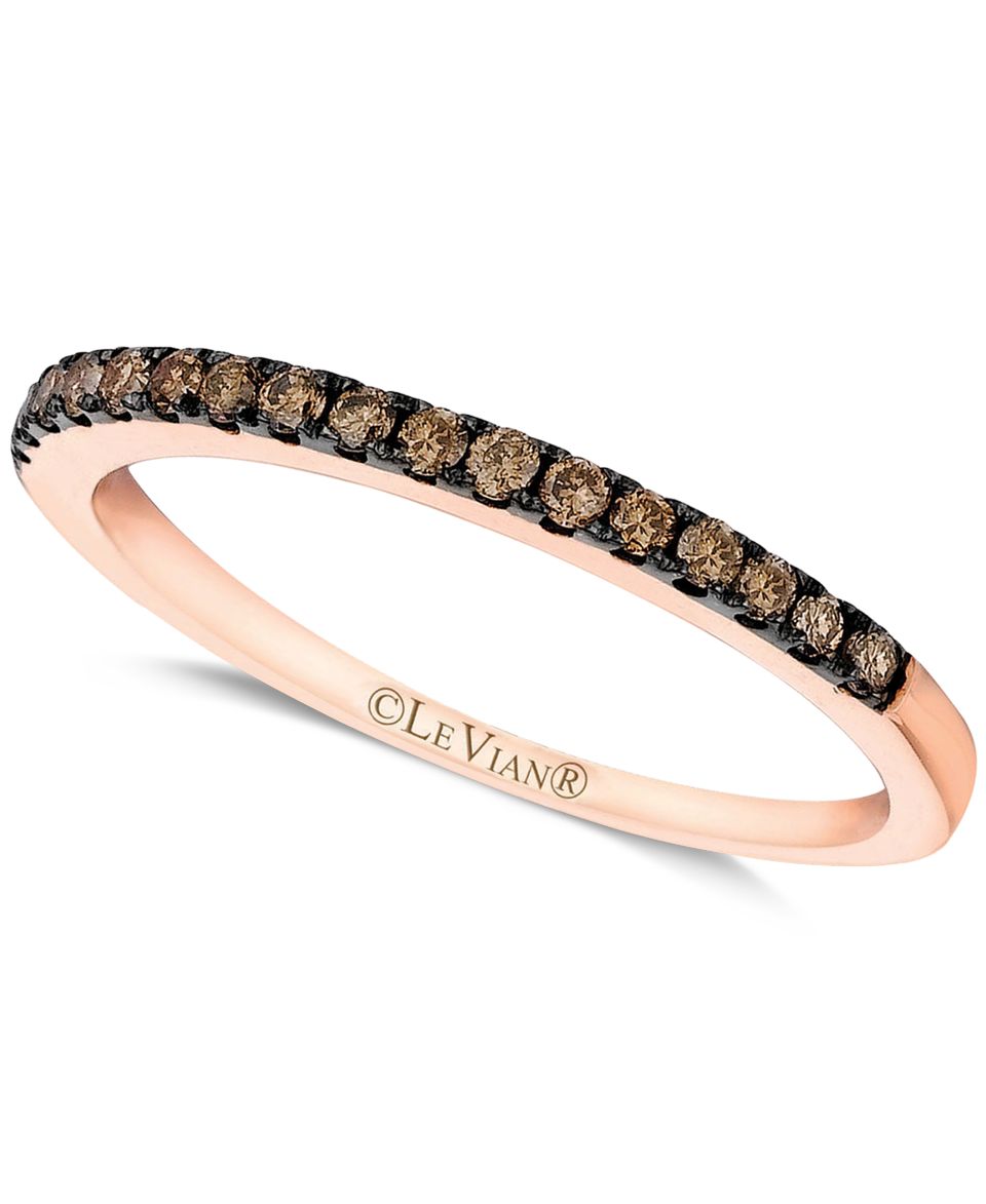 Le Vian 14k Rose Gold Chocolate Diamond Pave Band (1/4 ct. t.w.)