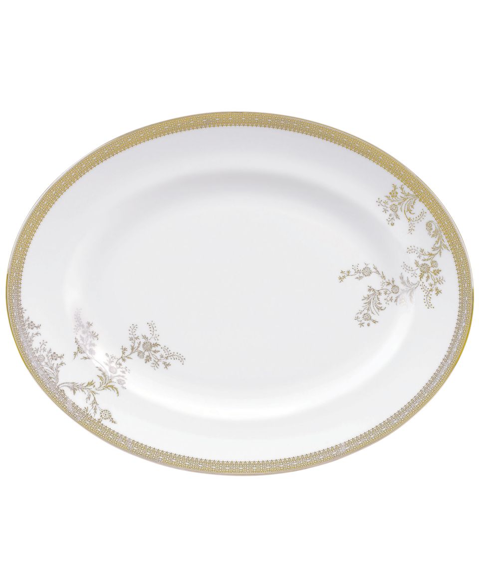 Vera Wang Wedgwood Dinnerware, Lace Gold 5 Piece Place Setting   Fine China   Dining & Entertaining