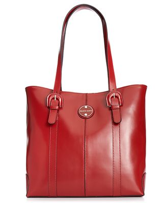 Franco Sarto Handbag, Leather Park Place Tote - Handbags & Accessories ...