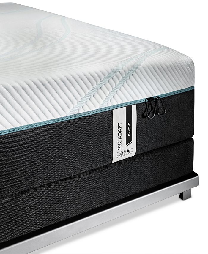 TempurPedic TEMPURProAdapt 12" Medium Hybrid Mattress Set Queen