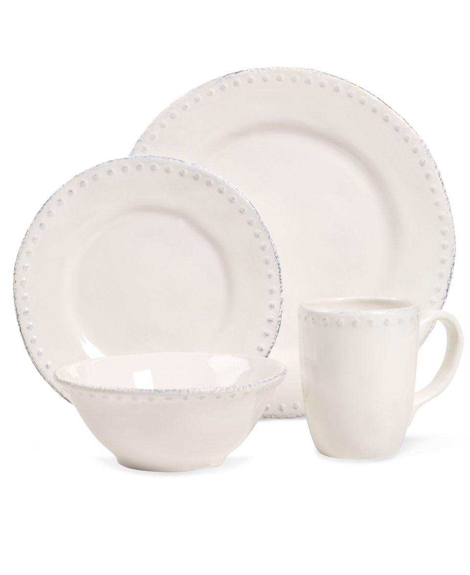 Maison Versailles Dinnerware, Blanc Brigette Collection   Casual