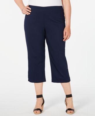 plus size jean capris with bling