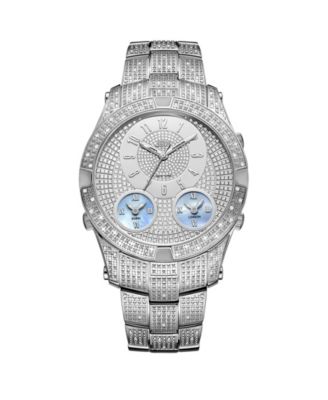 jbw men's jet setter diamond & crystal watch