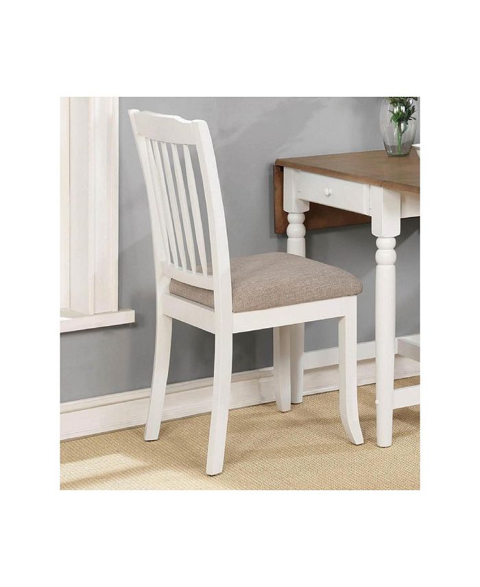 Coaster Home Furnishings Bradford Slat Back Dining Chairs Set Of 2 Reviews Furniture Macy S