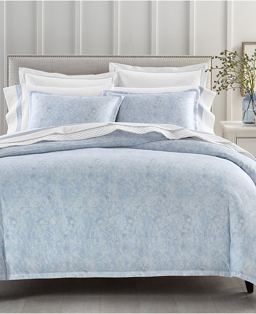 Charter Club Sleep Luxe Cotton 800 Thread Count 2 Pc Printed Twin Duvet Cover Set Created For Macy S Reviews Duvet Covers Bed Bath Macy S