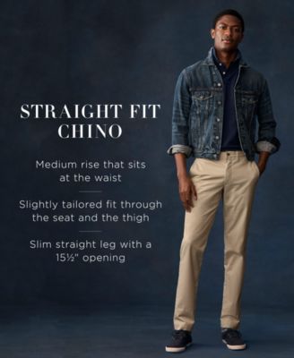 Straight-Fit Stretch Chino Pants 
