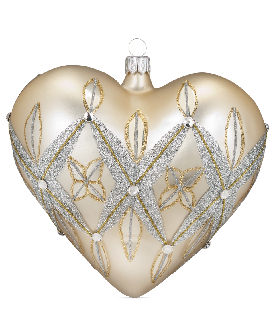 Waterford Christmas Ornament, Lismore 60th Anniversary Heart