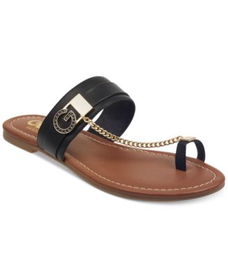 macys guess flip flops