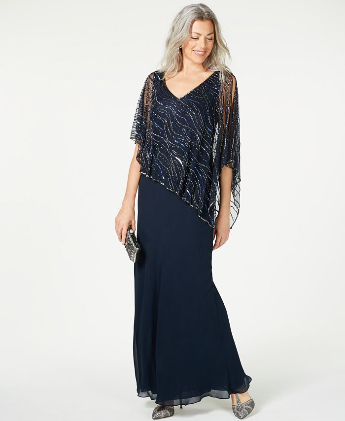 j kara teal gown