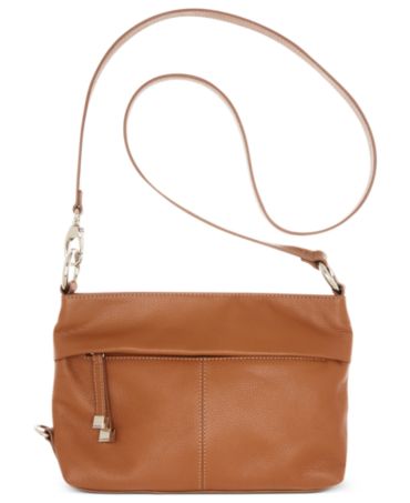 Tignanello Horizontal Leather Convertible Crossbody Bag - Handbags ...