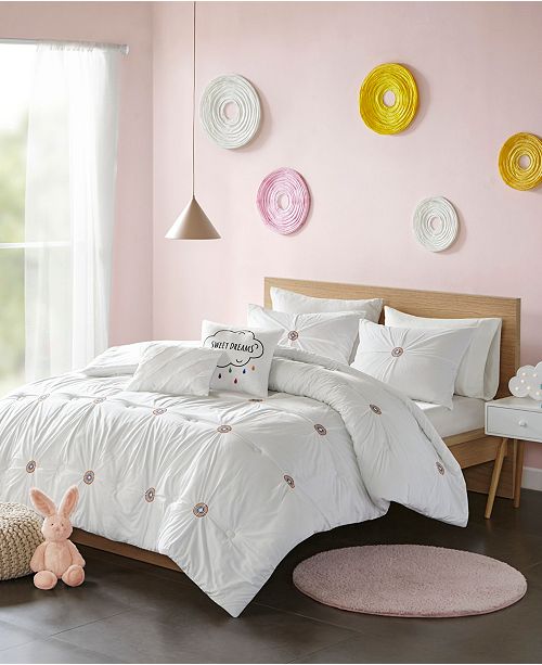 Mi Zone Closeout Mabel 5 Pc Cotton Embroidered Comforter Sets Reviews Bed In A Bag Bed Bath Macy S