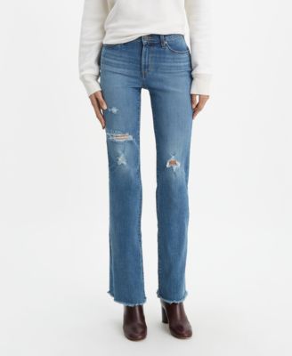 distressed bootcut womens jeans