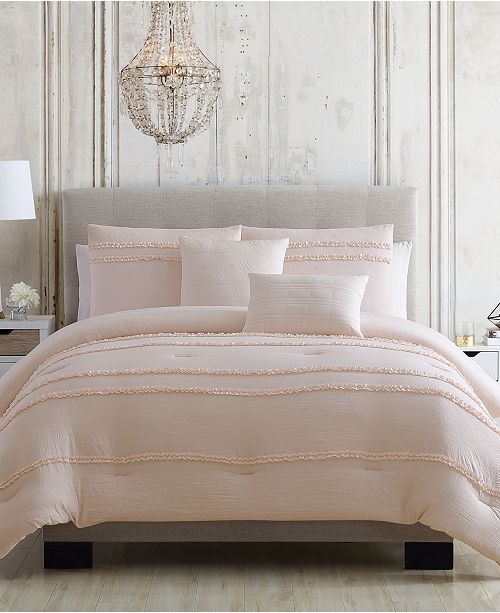 Hallmart Collectibles Closeout Odessa Blush 5 Pc King Comforter Set Created For Macy S Reviews Bed In A Bag Bed Bath Macy S