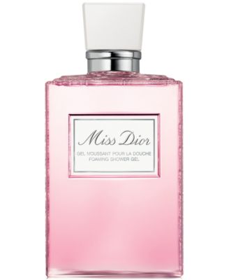 miss dior shower gel and body lotion