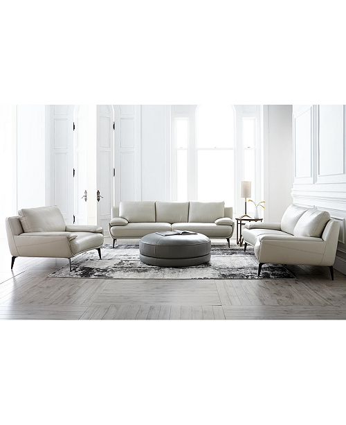 Furniture Surat Leather Sofa Collection Created For Macy S Reviews Furniture Macy S