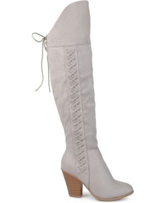 journee collection spritz over the knee boot