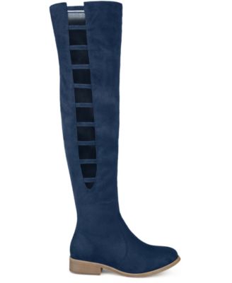 macys womens blue boots