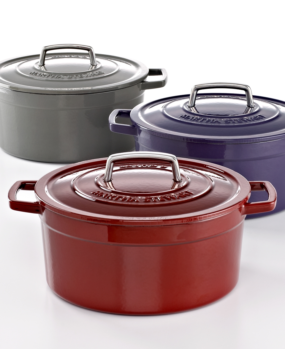 Closeout Martha Stewart Collection Collectors Enameled Cast Iron