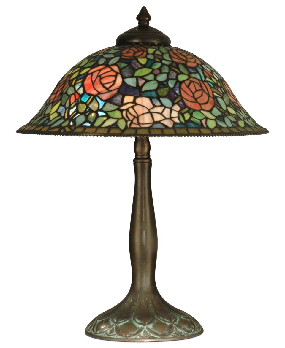 Legacy Table Lamp, Tiffany Style Simply Mission & Stained Glass Shade