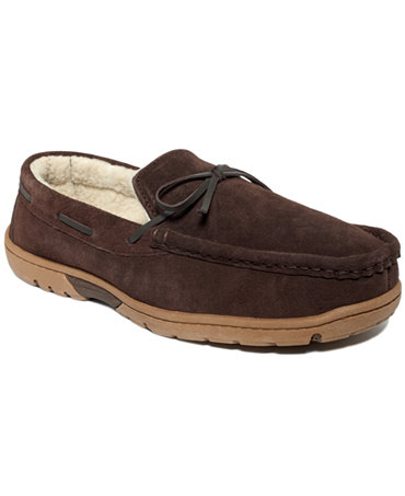 Rockport Men's Lined Moccasin Slippers - Shoes - Men - Macy's
