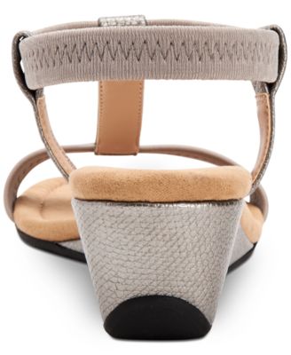 macy's low wedge sandals