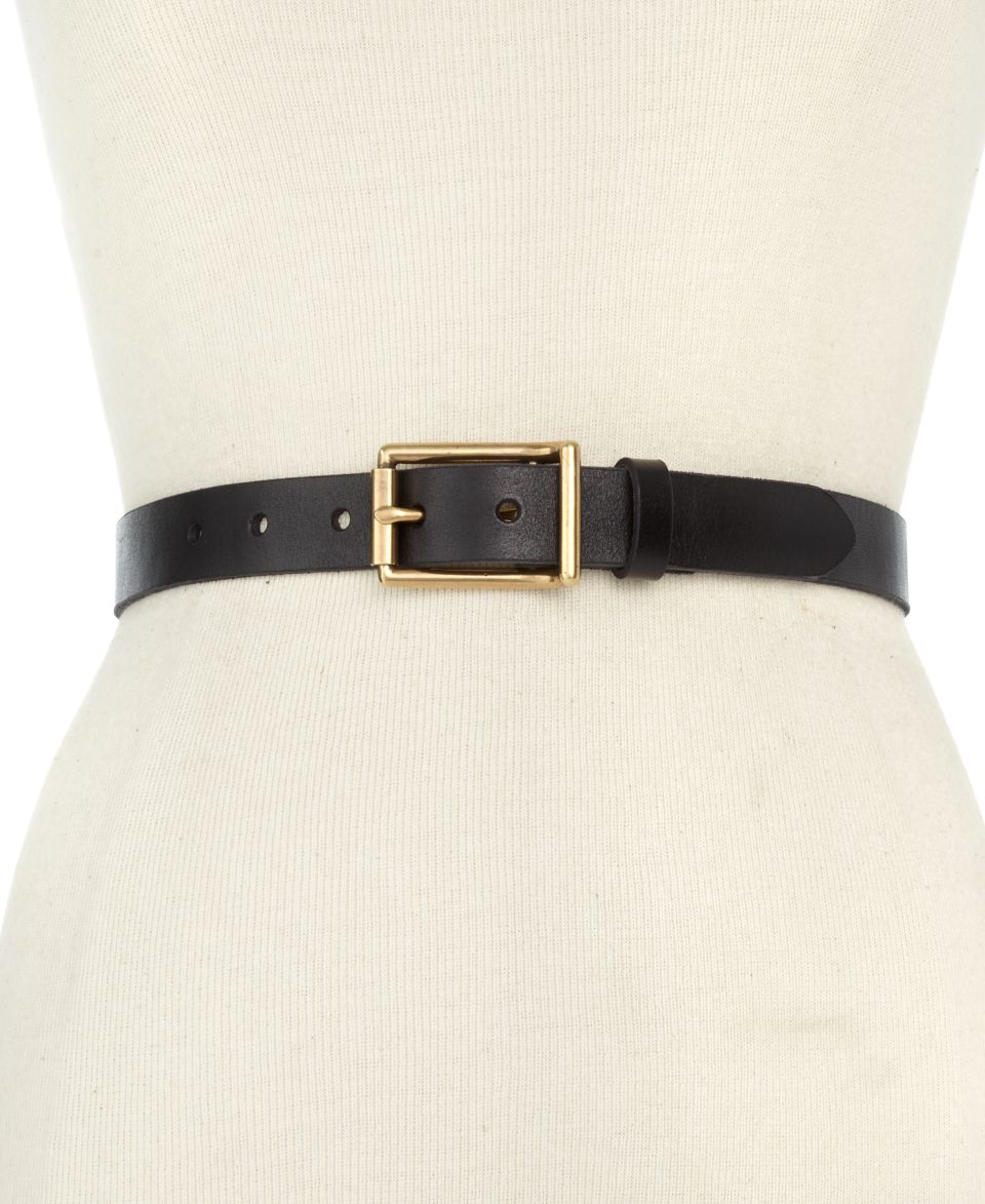 Tommy Hilfiger Belt, Leather with Burnished Edges