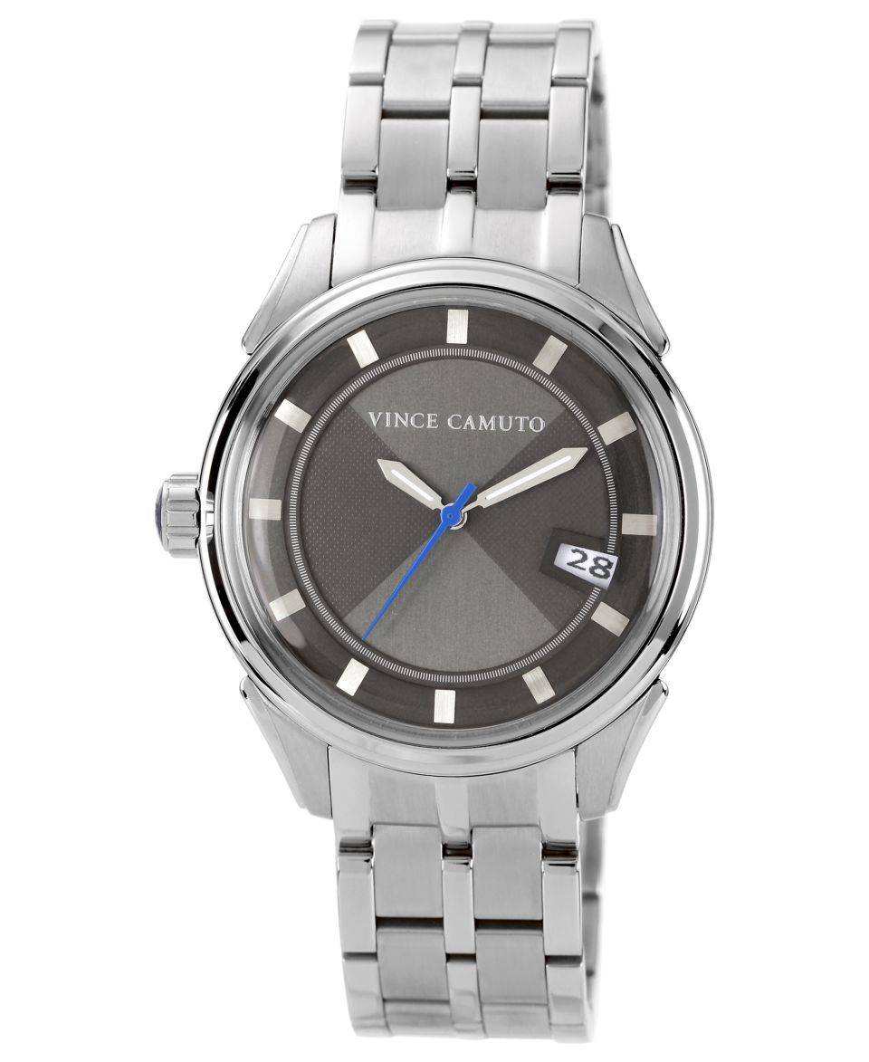 Vince Camuto Watch, Mens Stainless Steel Bracelet 44mm VC 1002BLDS