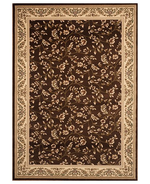 Kenneth Mink Closeout Km Home Rugs Princeton Floral Brown Reviews Rugs Macy S