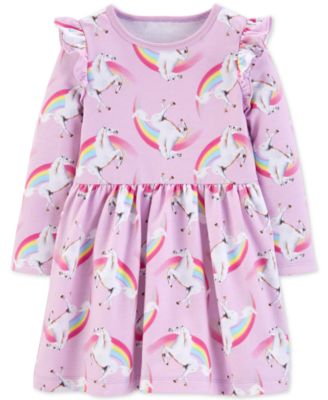 dress with unicorn print