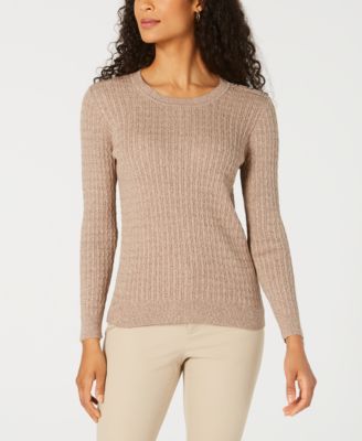 macy's cable knit sweater