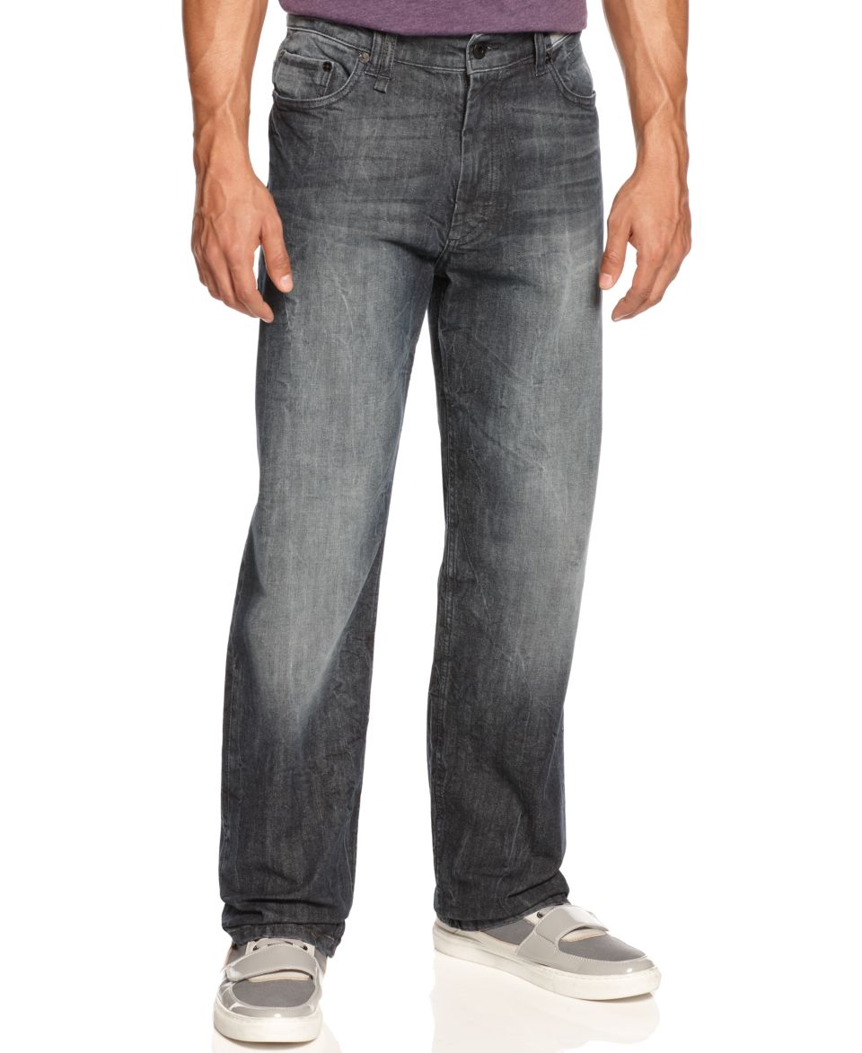 Sean John Jeans, Clayton Resin Slim Fit Jeans   Mens Jeans