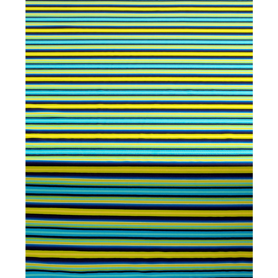 Fiesta Table Linens, Calypso Stripe Turquoise 60 x 102 Tablecloth