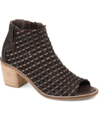 macys peep toe booties