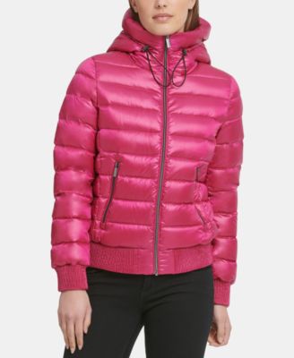 dkny packable down coat