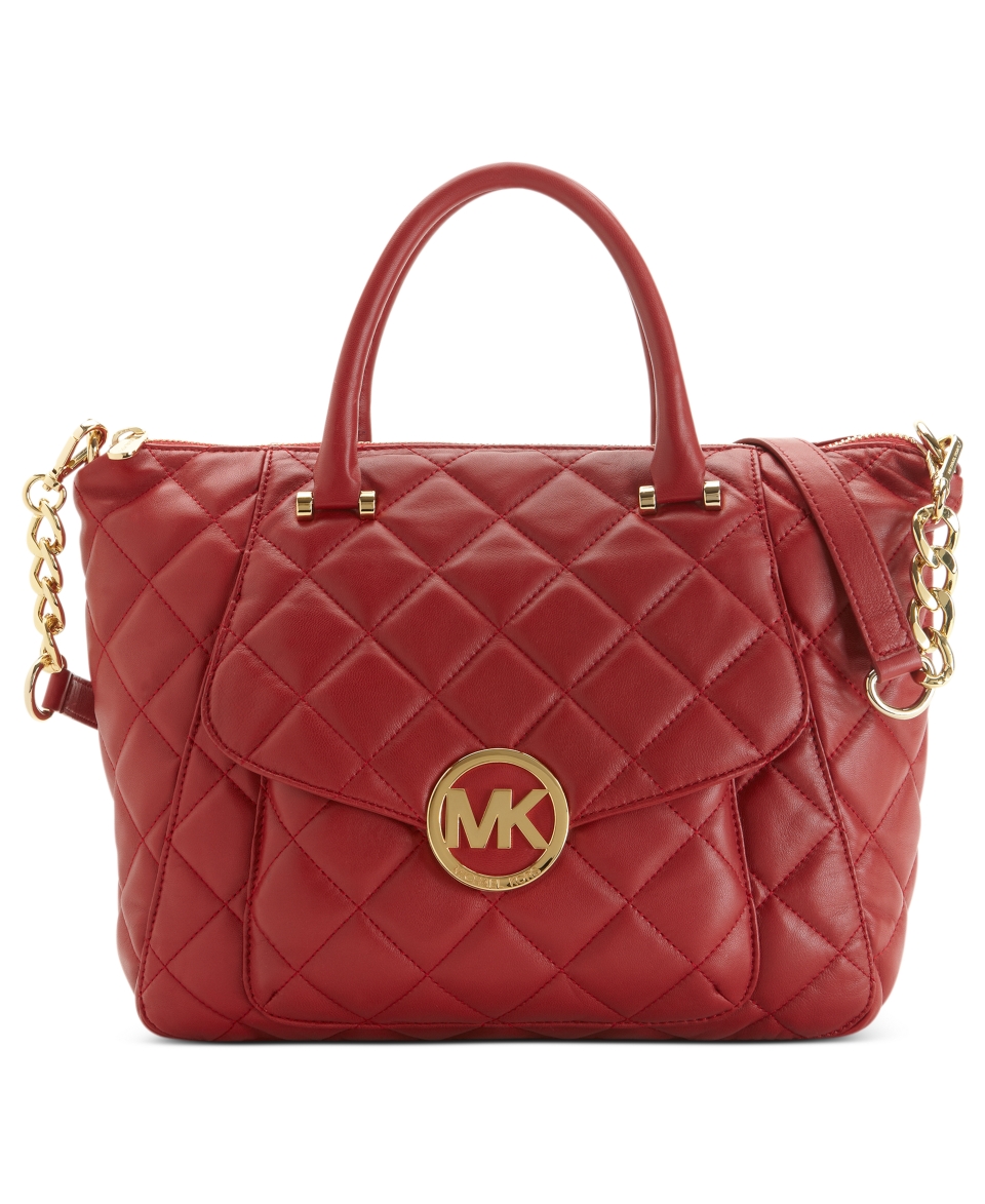 MICHAEL Michael Kors Handbag, Fulton Quilt Large Satchel