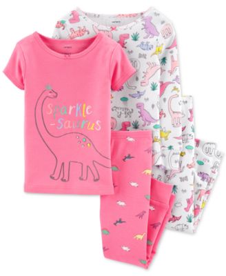 carters girls dinosaur pajamas
