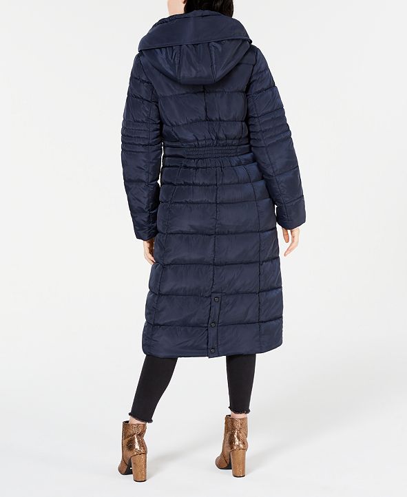 Madden Girl Juniors' Hooded Maxi Coat & Reviews Coats Women Macy's