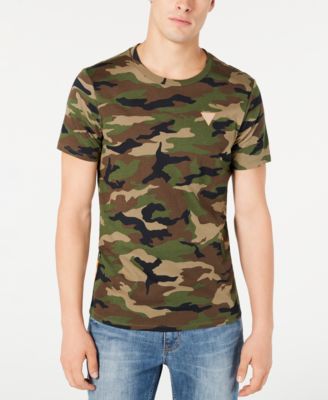 guess camo t shirt