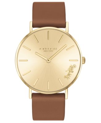 macys coach women's watches