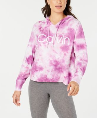 calvin klein logo hoodie women's