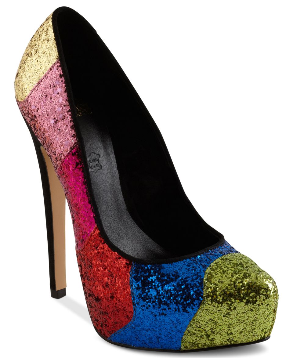 Truth or Dare by Madonna Shoes, Nirana Rainbow Platform Pumps