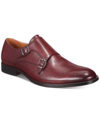 mens burgundy monk shoes