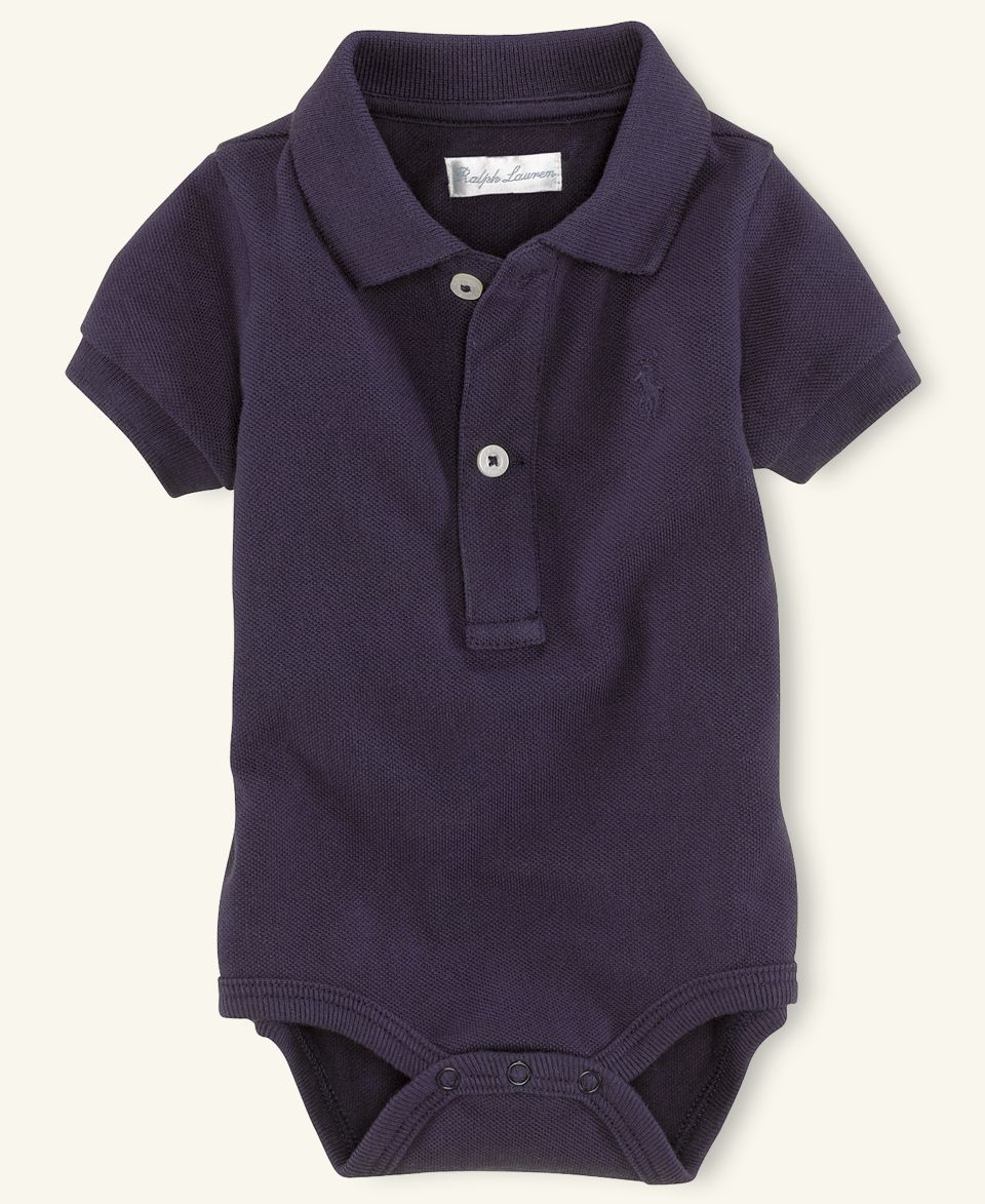 Ralph Lauren Baby Shortall, Baby Boys Pieced Polo Shortall   Kids