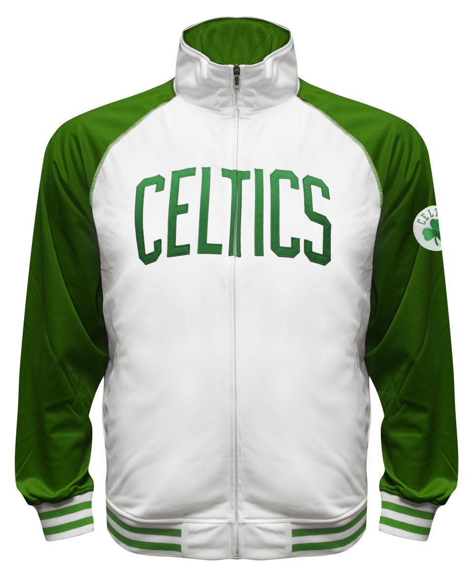 Majestic NBA Big and Tall Jacket, Boston Celtics Raglan Track Jacket