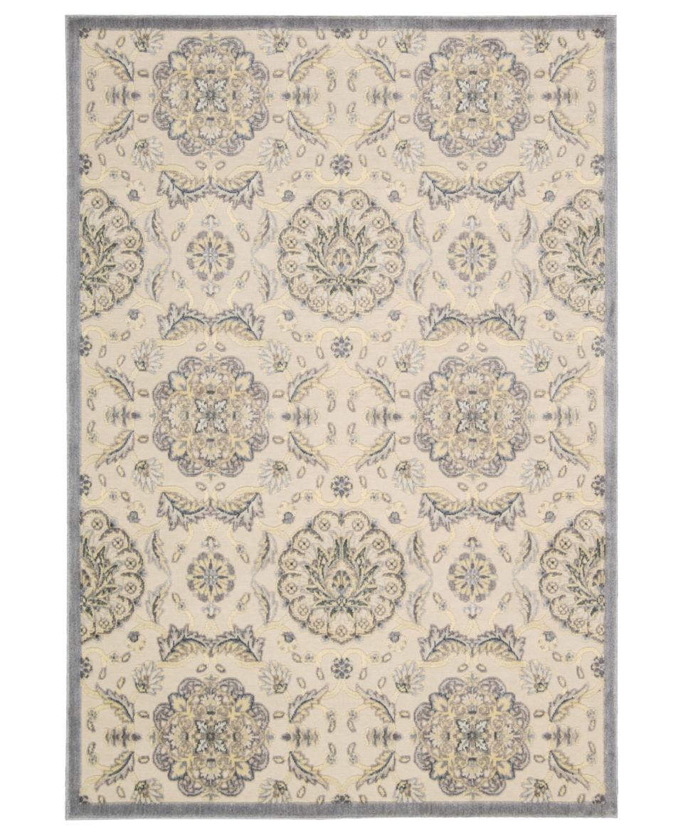 Nourison Area Rug, East Hampton Bruges Grey 53 x 75   Rugs   