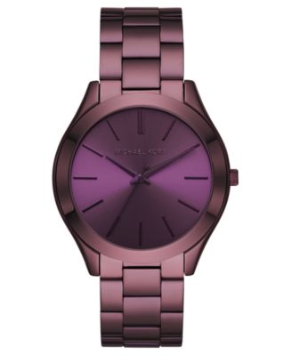 mk violet watch
